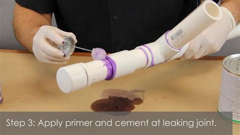 how to fix leaking pvc joint without cutting|How To Fix A Leak In A PVC Fitting Without Cutting It。